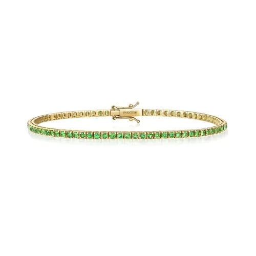 Tsavorite Bracelet 18ct Yellow Gold 2.56ct Tsavorite